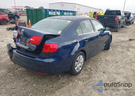2013 Volkswagen Jetta 2.5L Se из США, поврежденный, VIN 3VWDX7AJ9DM268994